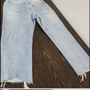 Pistola Light Blue Straight Leg Jeans Button Fly